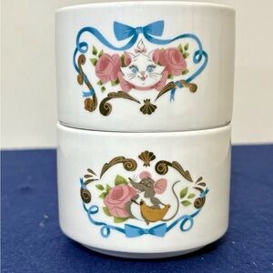 Disney Parks The Aristocats Porcelain Jar Set NO LID